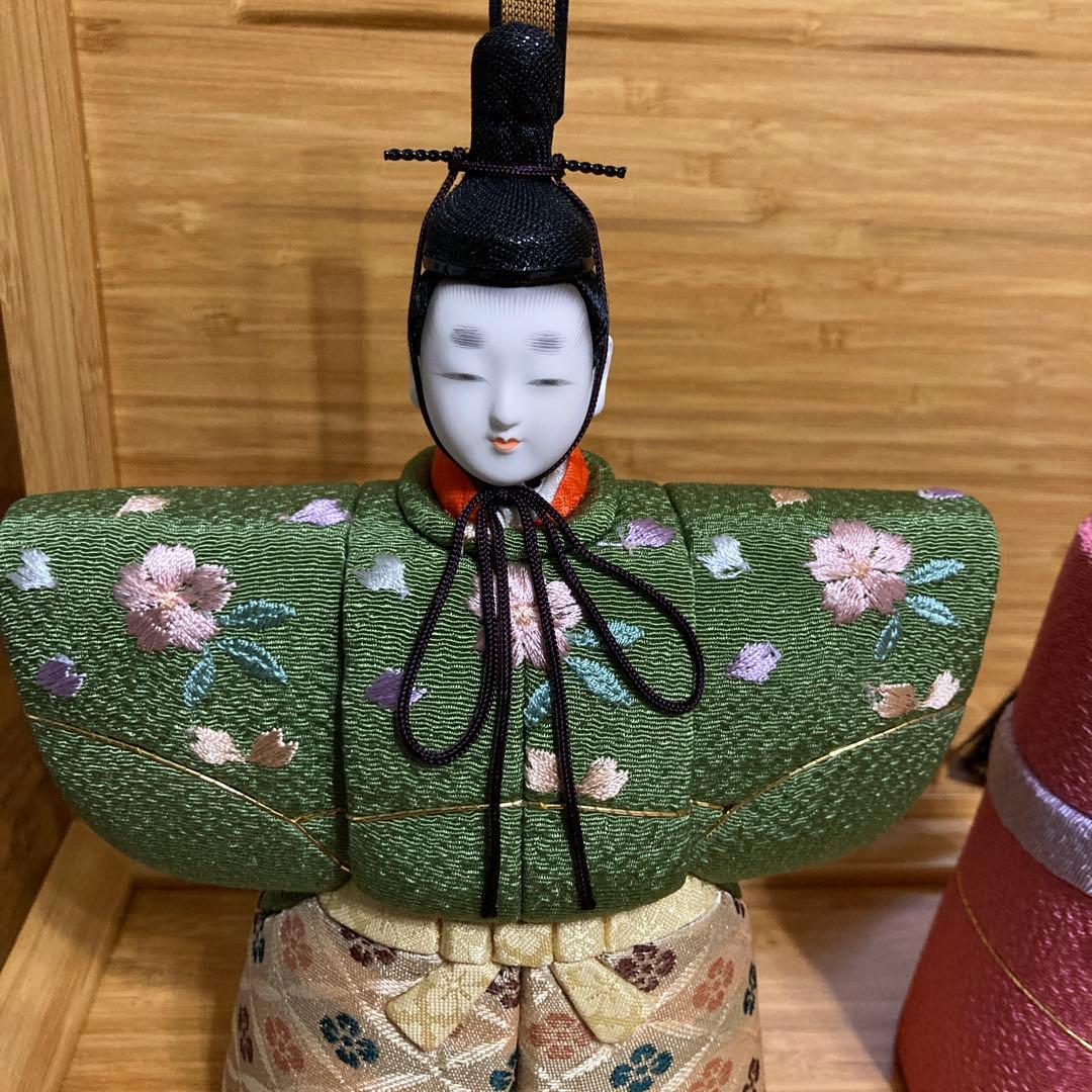 雛人形　立ち雛　木目込み人形