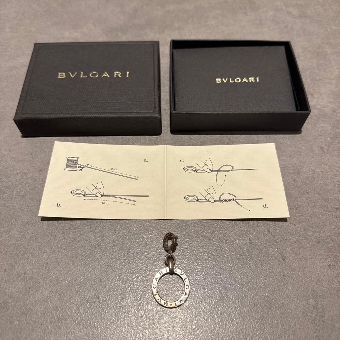 【美品】ブルガリ ペンダントトップ シルバー 箱あり 激レア ヴィンテージ廃盤