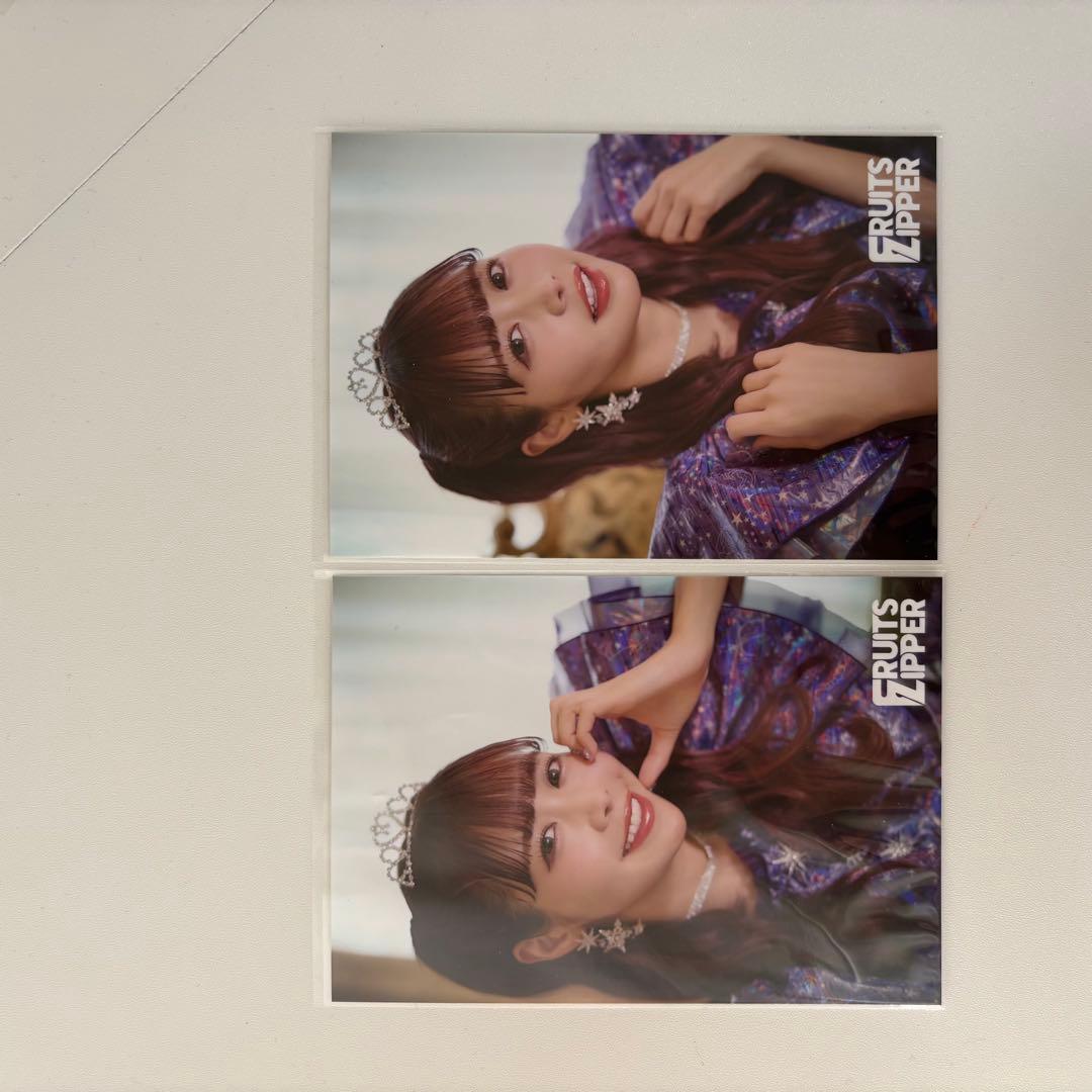 FRUITS ZIPPER るな推し活グッズ紫まとめ売り公式一式セット 仲川瑠夏