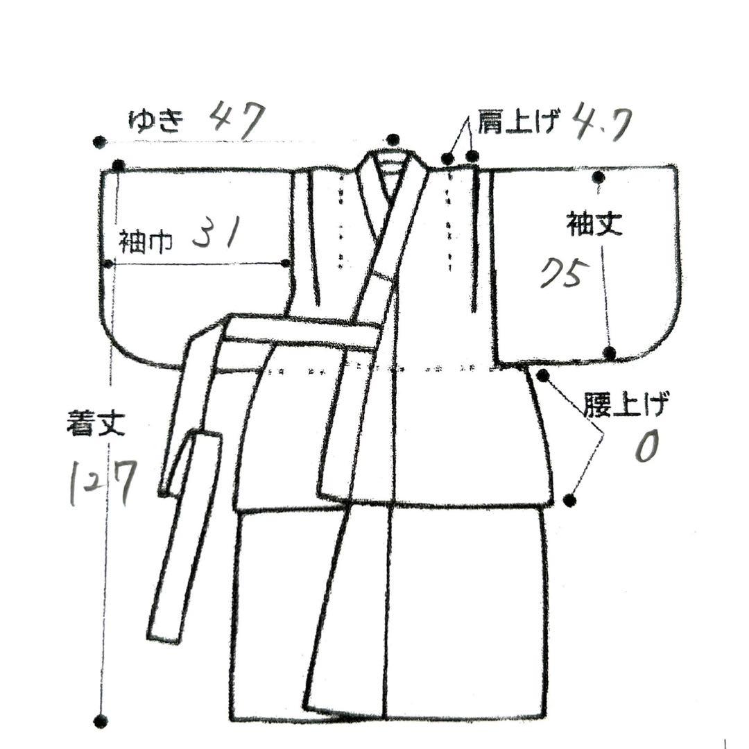 セット　七五三７歳女の子　小物　赤地　化繊　赤系　52324