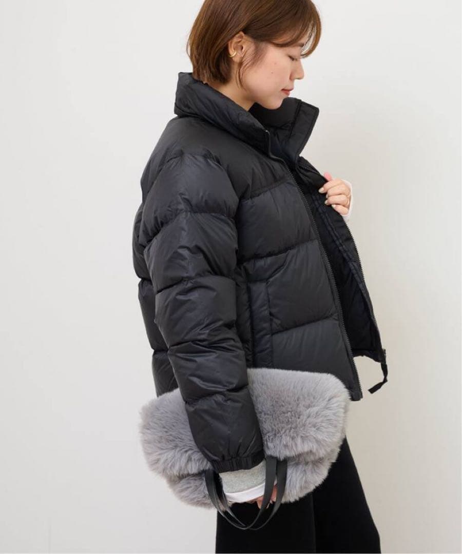 THE NORTH FACE Short Nuptse Jacketブラック M