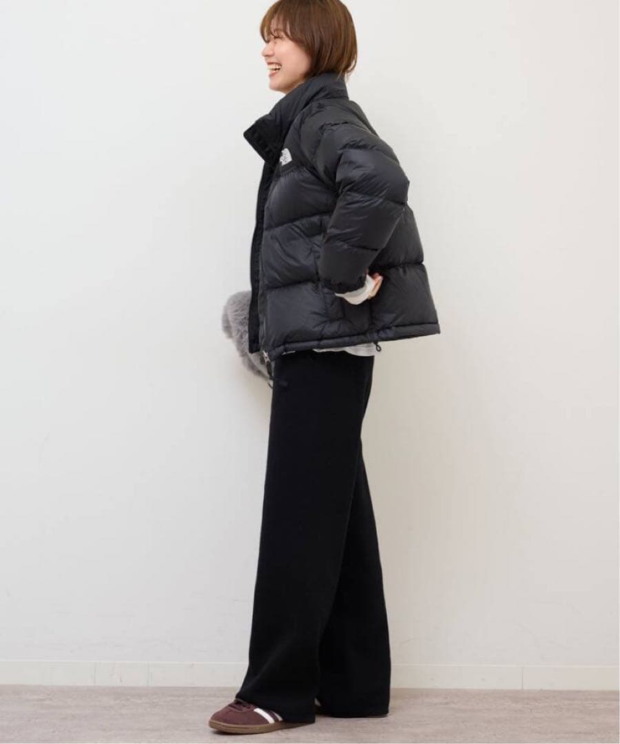 THE NORTH FACE Short Nuptse Jacketブラック M