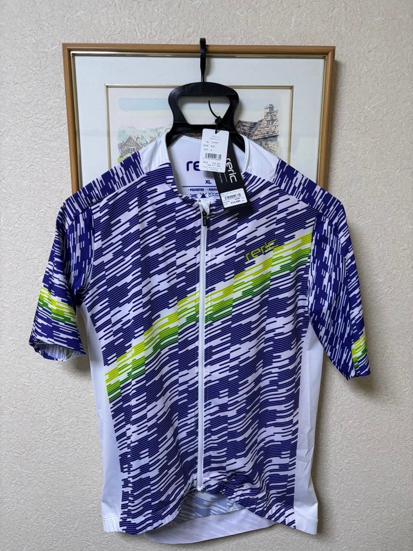 50％オフ新品未使用reric サイクルジャージ XL 青　サイクリング