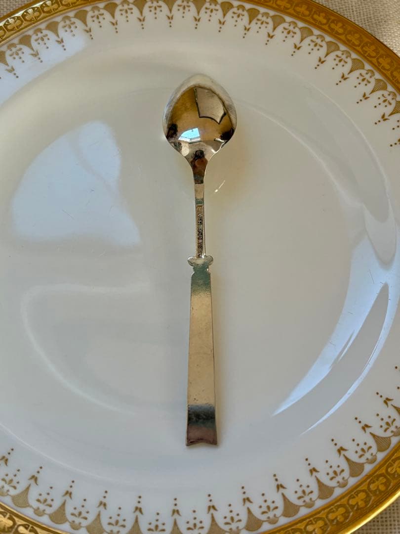 銀製　ティースプーン5本　銀座和光