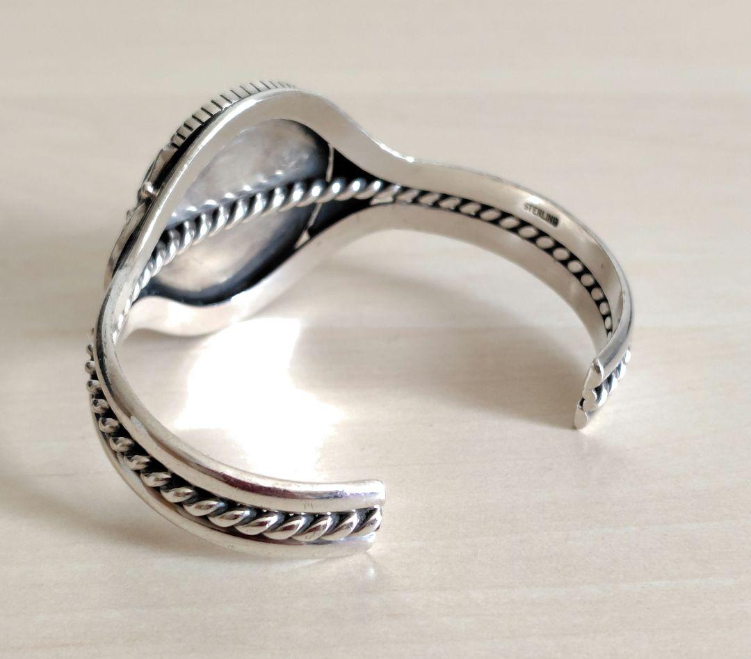 ヴィンテージ ウィルバンデバー モレンシ ターコイズ シルバー バングル ナバホ