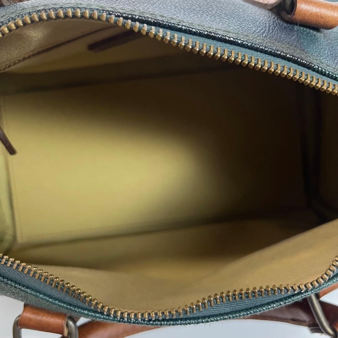 POLO RALPH LAUREN ミニボストンバッグ　PVC レザー