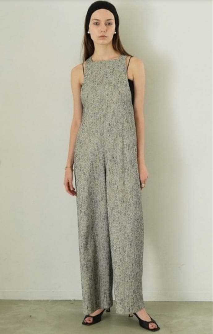 極美品　CLANEクラネ2024COCOON SALOPETTE PANTS