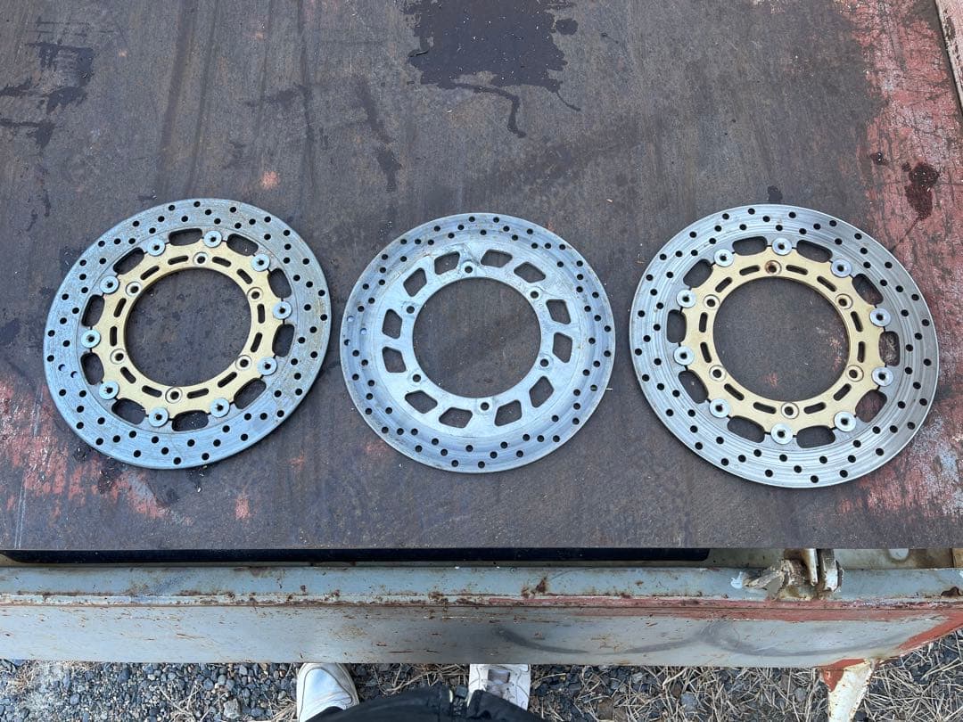 vmax1200 ブレーキディスク　前後セット