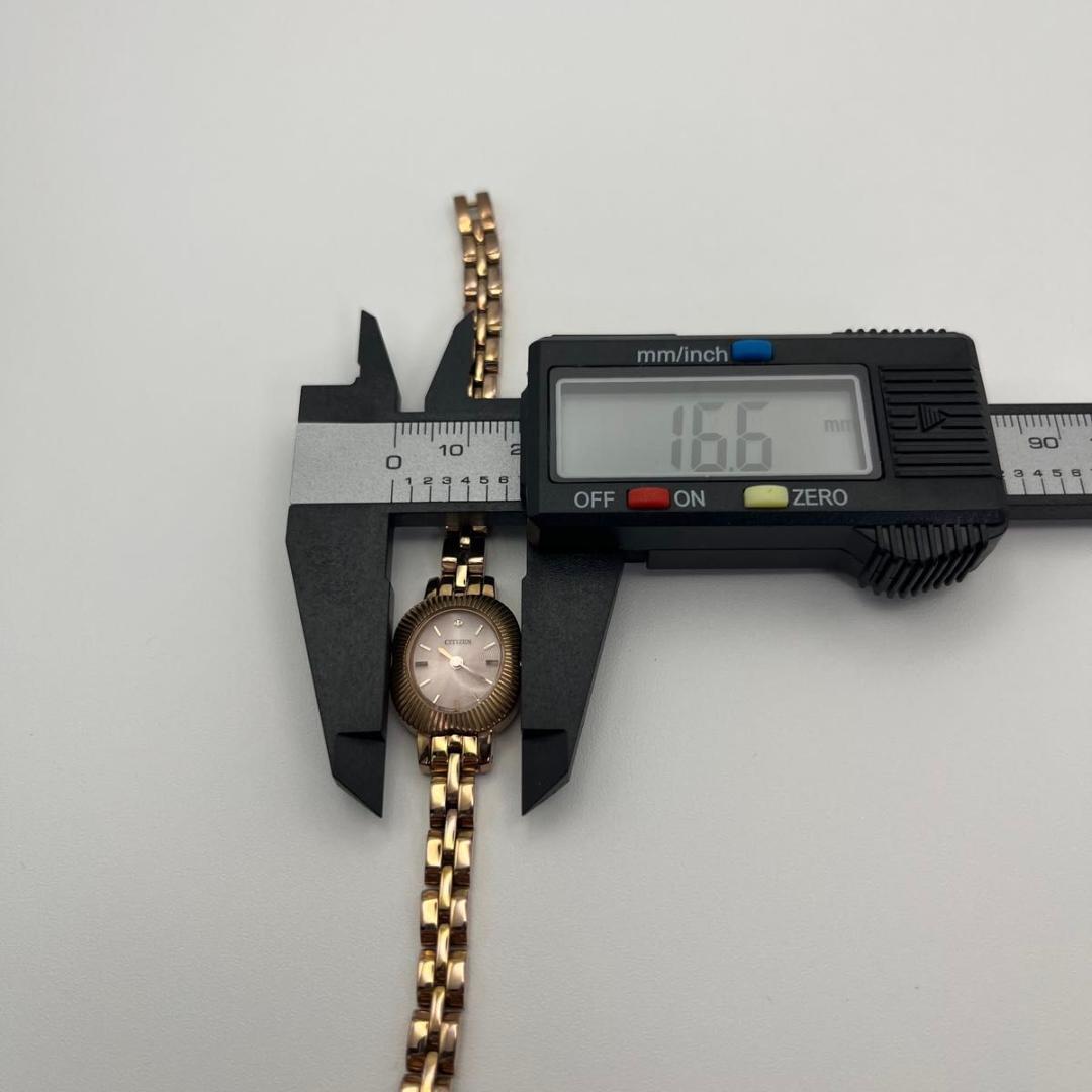 希少 シチズン Kii EG2852-50W エコドライブ ピンクゴールド 花形