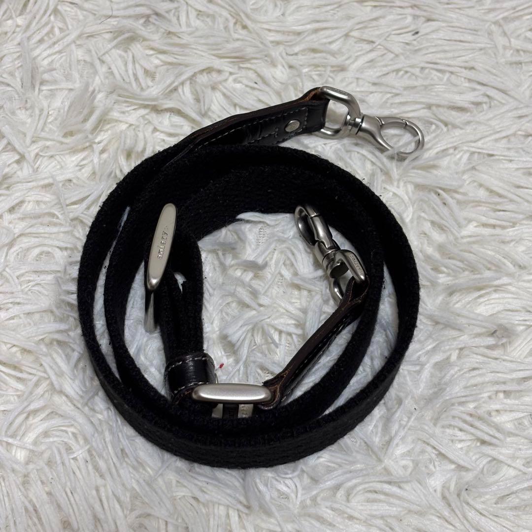 ✨️美品 アニアリ トートバッグ クロコ型押し 2WAY レザー A4可 黒