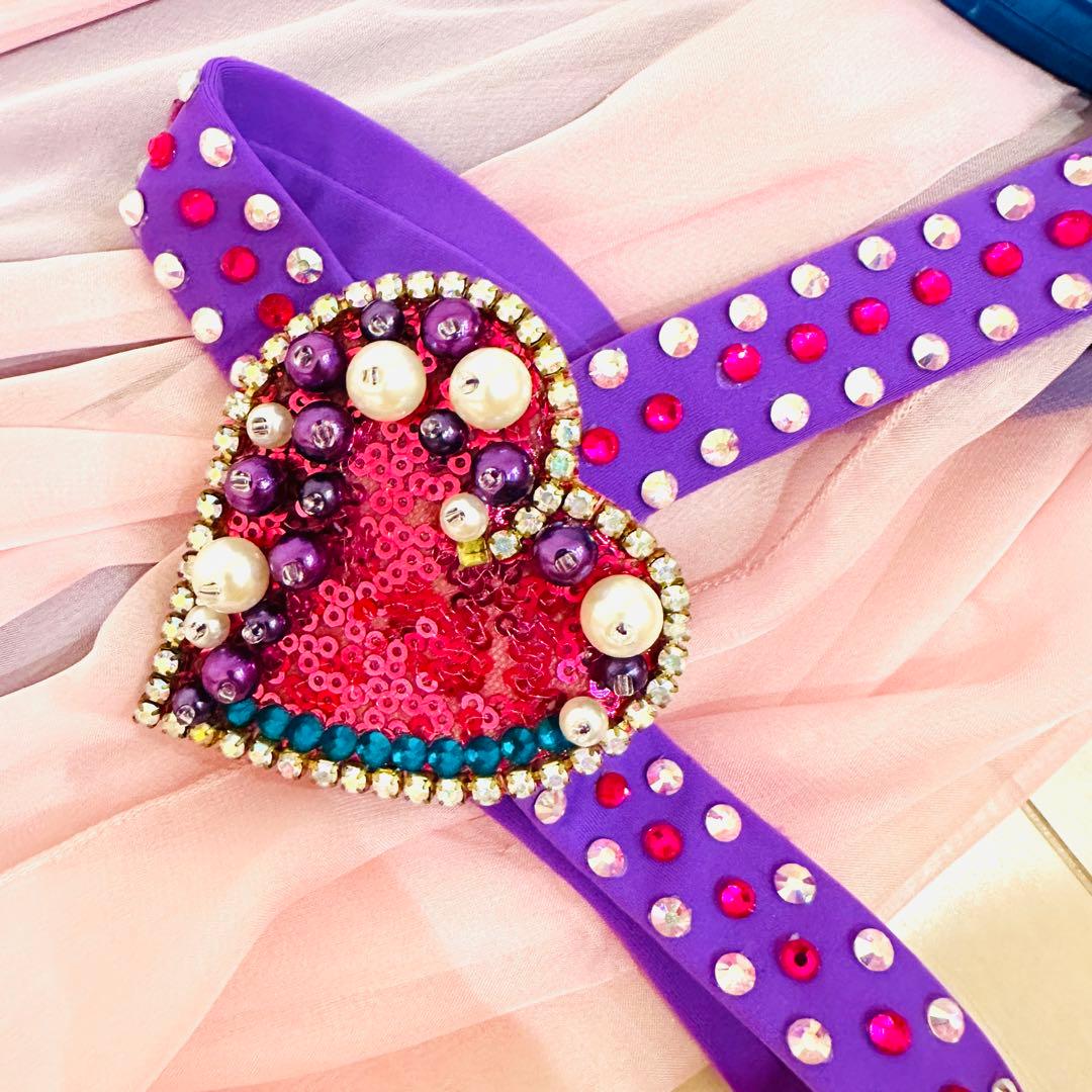 Halla ベリーダンス衣装　ピンクと紫