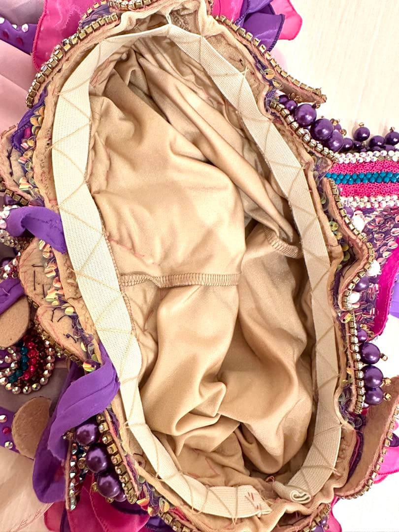 Halla ベリーダンス衣装　ピンクと紫