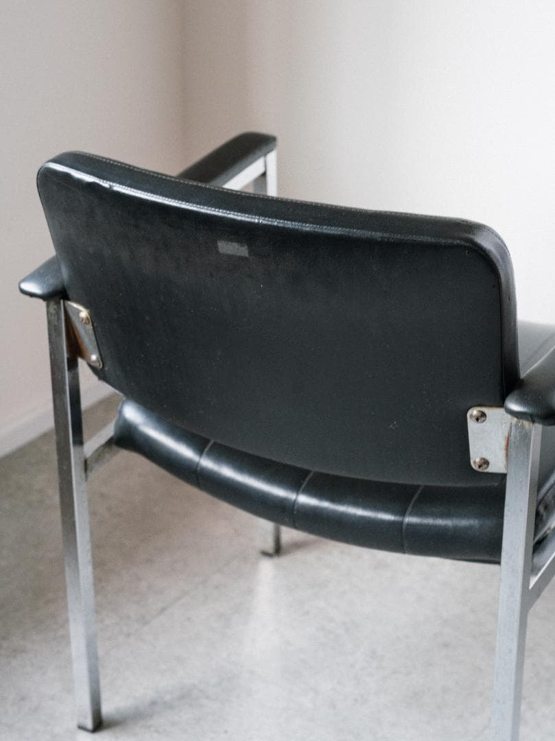 70-80's vintage オフィスチェア レザー ミッドセンチュリー 昭和