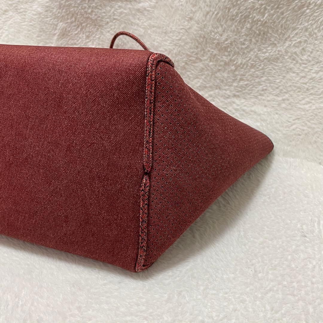 【極美品】ステートオブエスケープ　ガイズ　マザーズバッグ　エンジ色