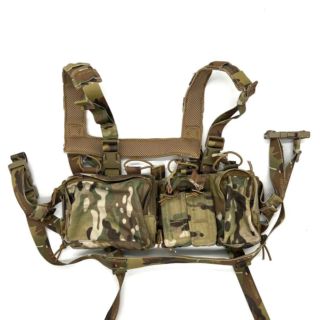 実物未使用 TYR コンバット アジャタスタブル チェストリグ マルチカム