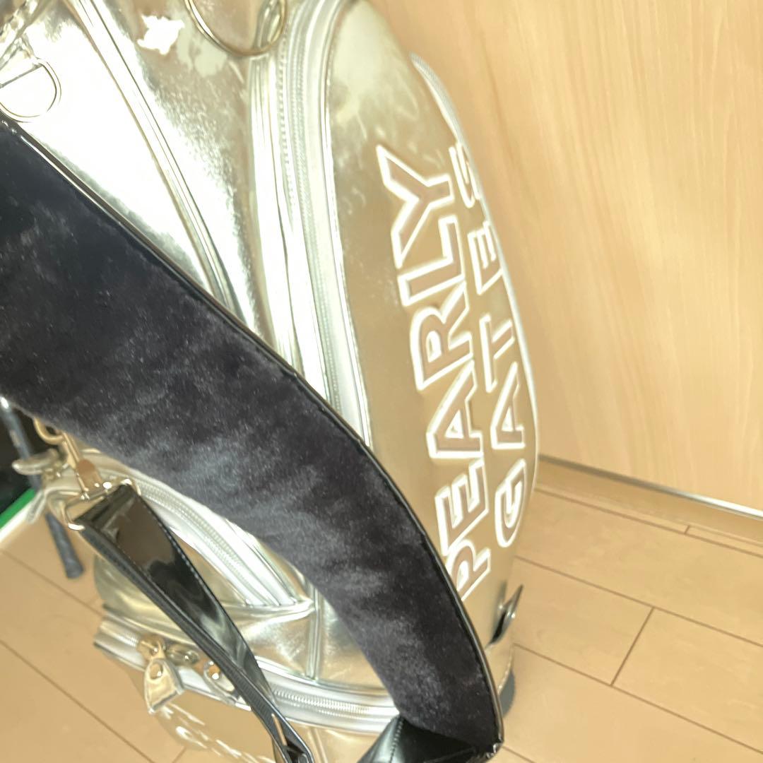 PEARLY GATES シルバーキャディバッグ ❣️オシャレ