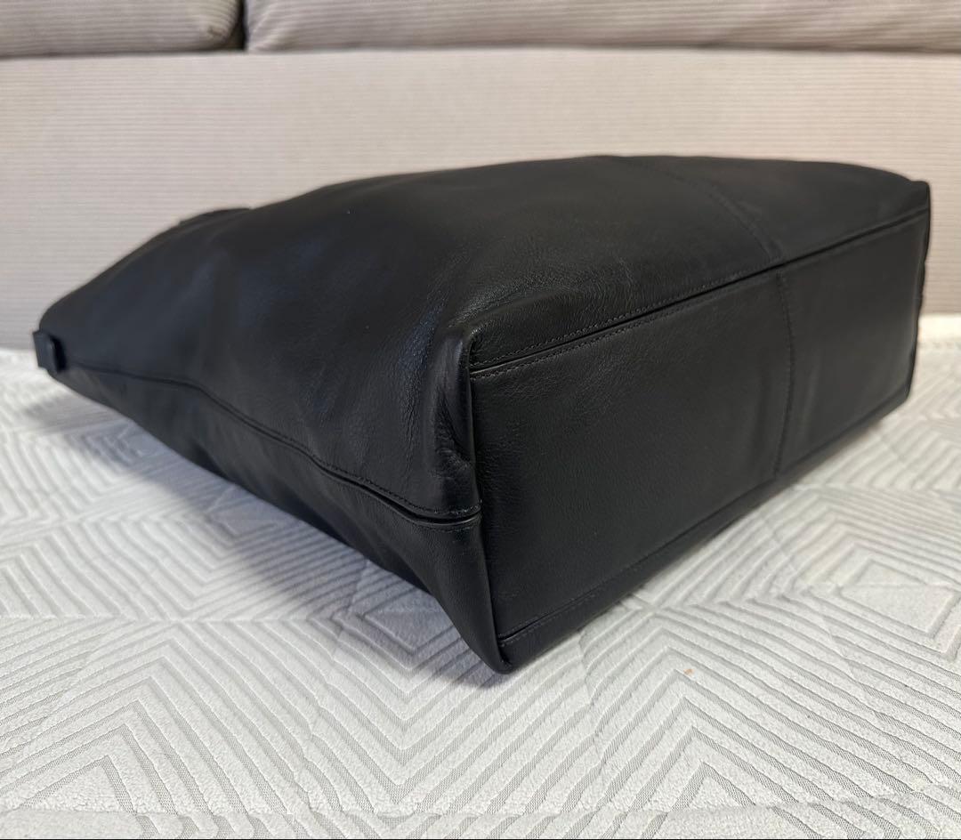 coach トートバッグ ブリーカー レガシー リバーシブル レザー黒