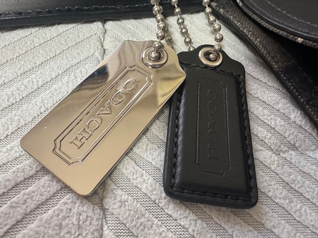 coach トートバッグ ブリーカー レガシー リバーシブル レザー黒