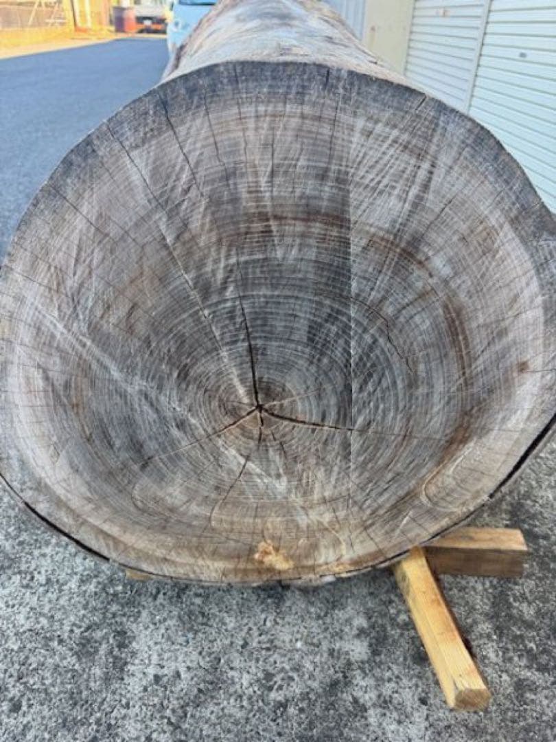 材ショ）　銘木 けやき欅 ケヤキ 超巨大 丸太 原木 末口９３０前後　最終赤字