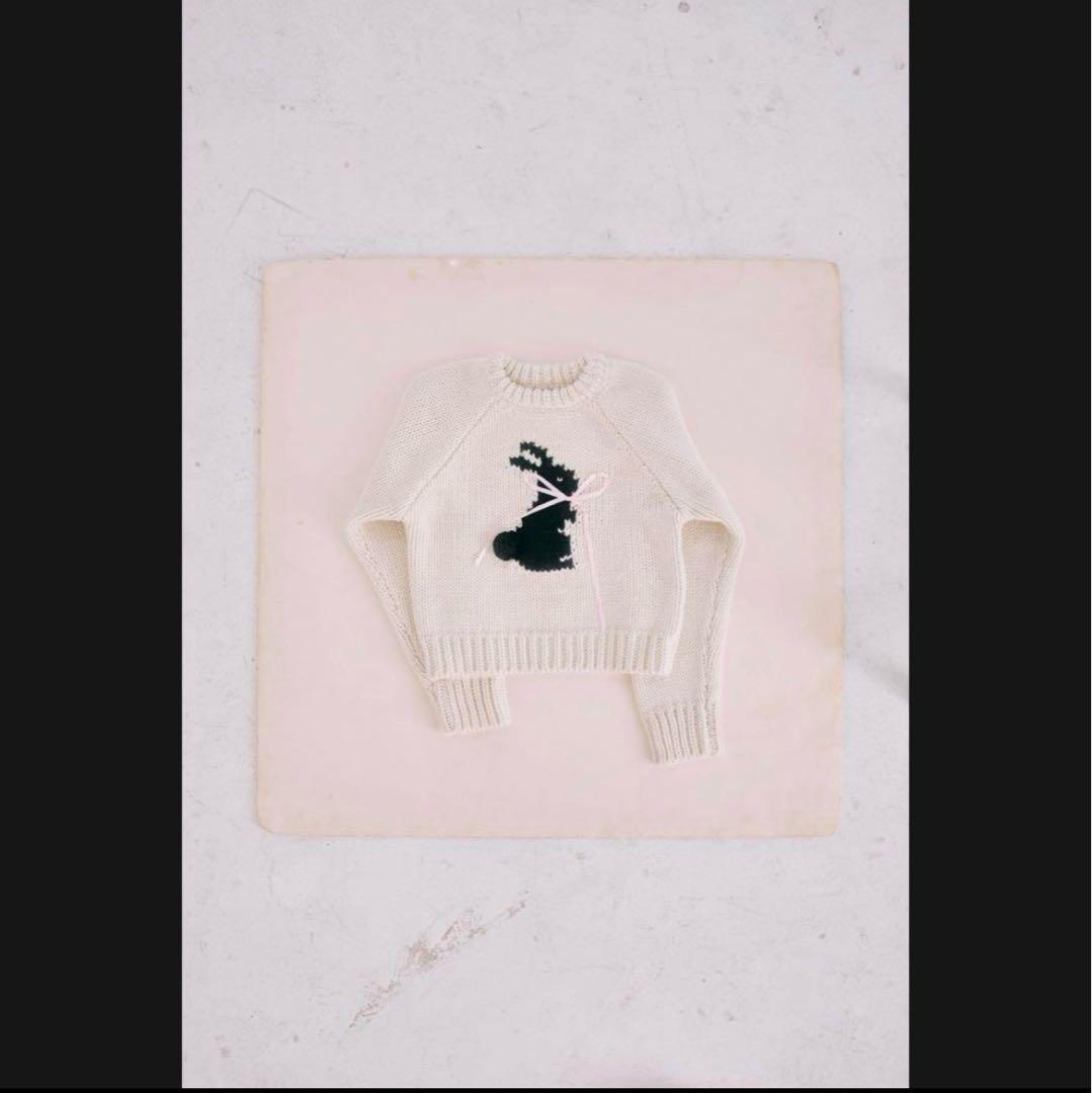 é animal knit epine セーター　ラビット