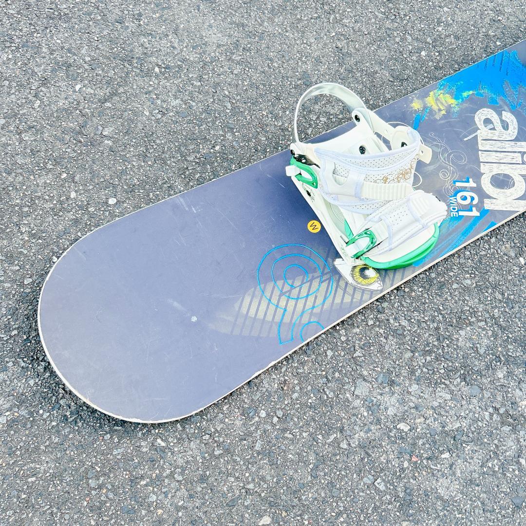 美品 スノーボード Abili セット スノボー 161 ブーツセット メンズ