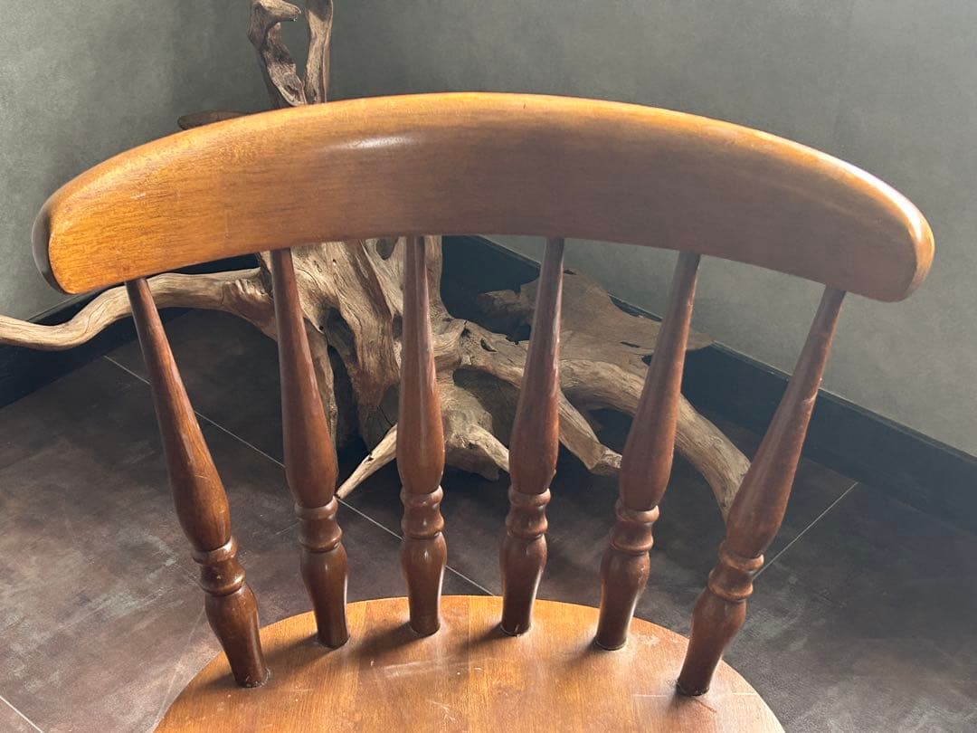 ウィンザーチェア　スポークチェア　ヴィンテージ　レトロ　クラシック　2脚　IR