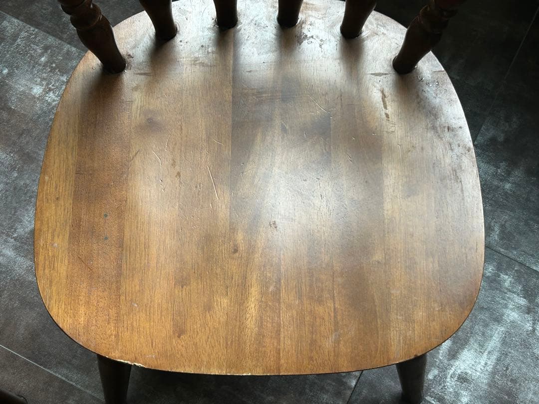 ウィンザーチェア　スポークチェア　ヴィンテージ　レトロ　クラシック　2脚　IR