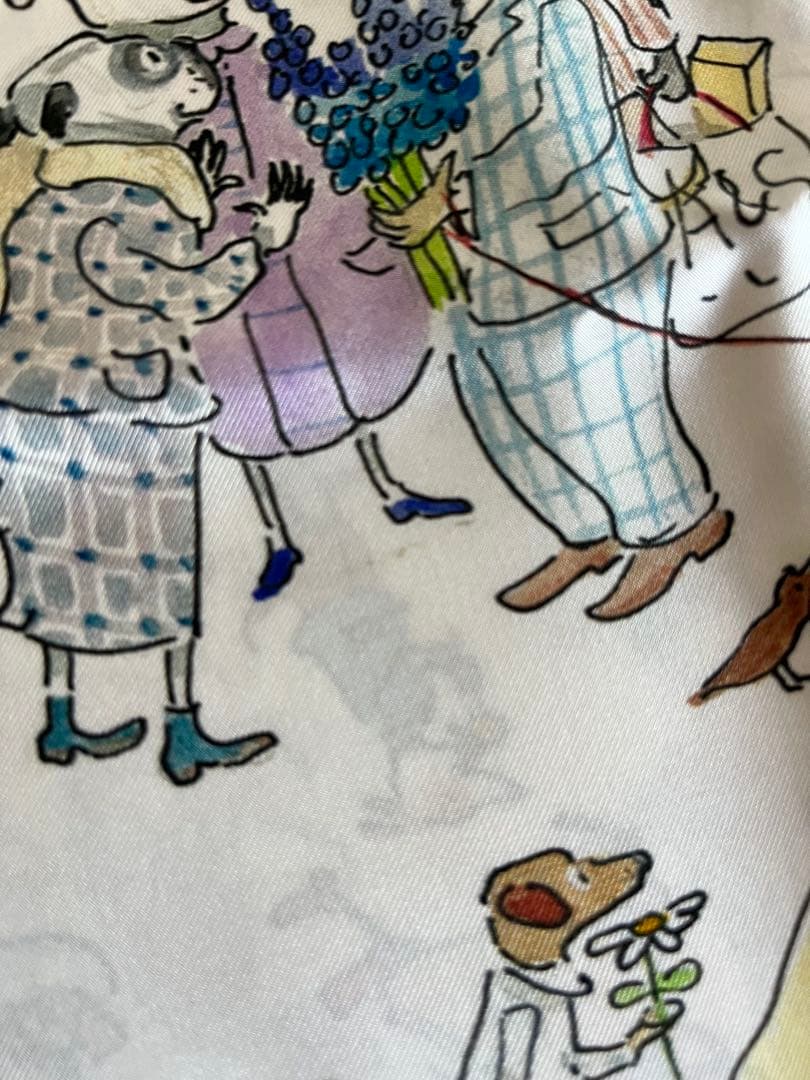 ARTS&SCIENCE Domenica more Gordonシルクスカーフ