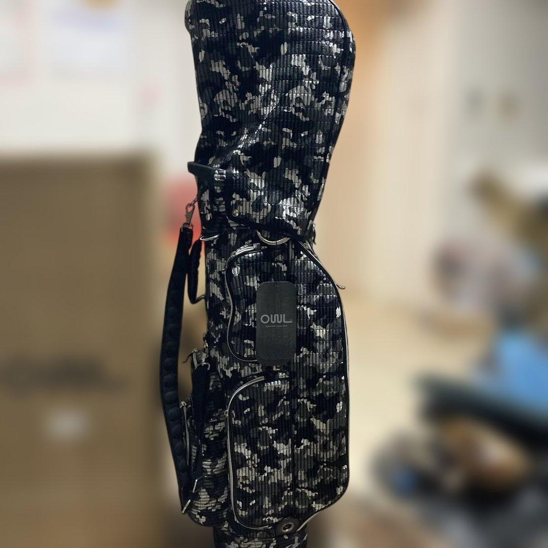 OUUL 迷彩柄 ゴルフバッグ　展示品未使用