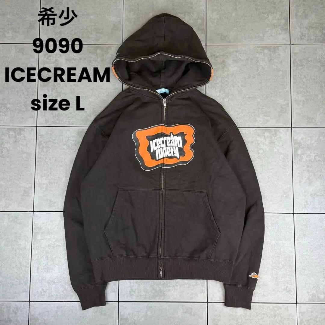 希少 9090 ICECREAM Zip Hoodie アイスクリーム コラボ