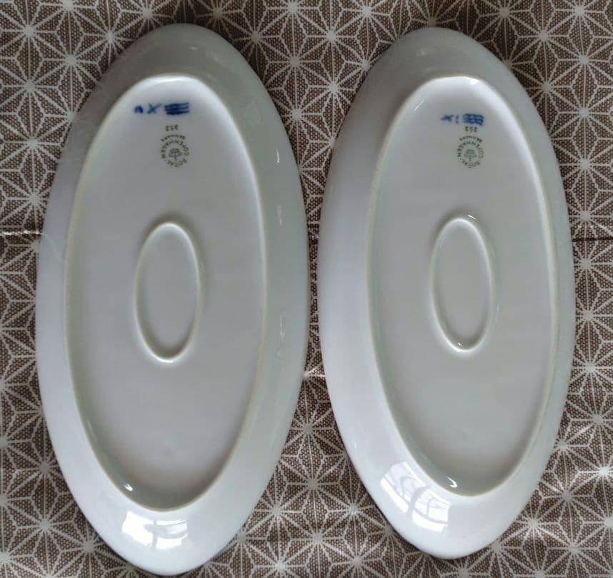 ロイヤルコペンハーゲン　オーバル皿２枚