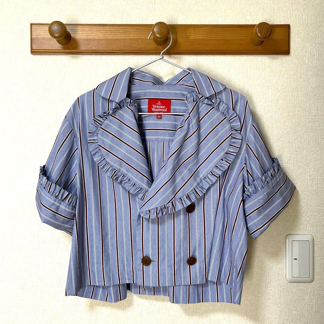 ヴィヴィアンウエストウッド　ラブフリルシャツ