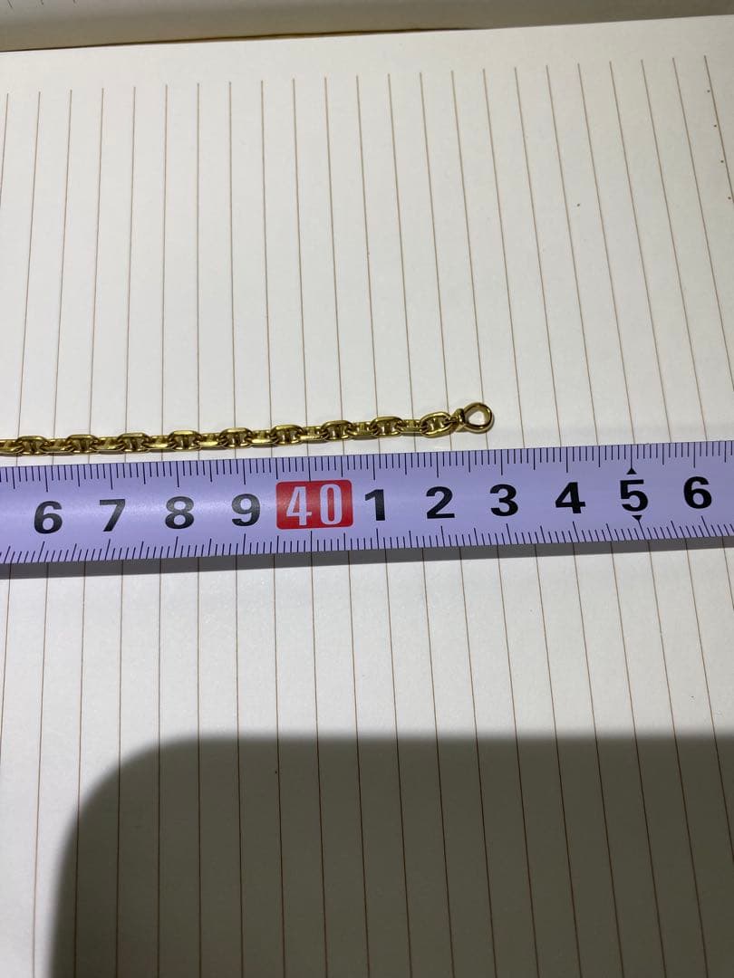 アクセサリー TOM WOOD Anker chain gold No.005