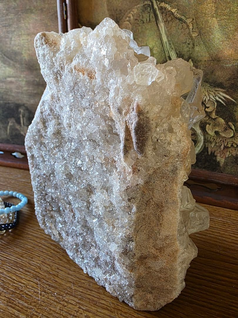 【3,9kg】大きい水晶 ピンククラスター 原石