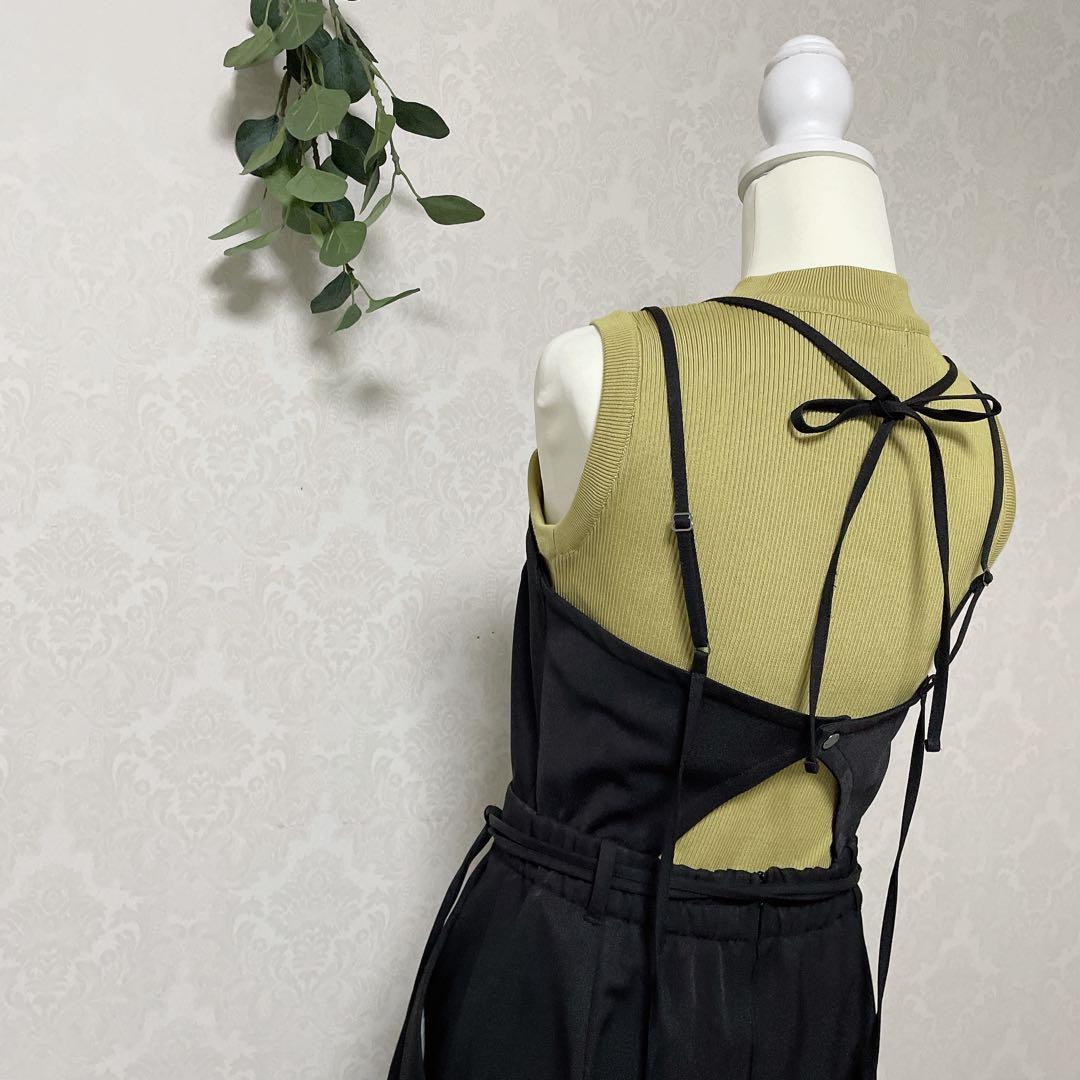 サロペット・オーバーオール・オールインワン UNITED TOKYO 25SS Square Neck Jumpsuit