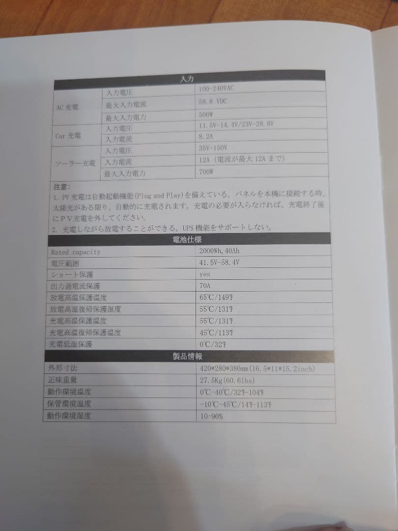 BLUETTI ポータブル電源 2000W 2000Wh