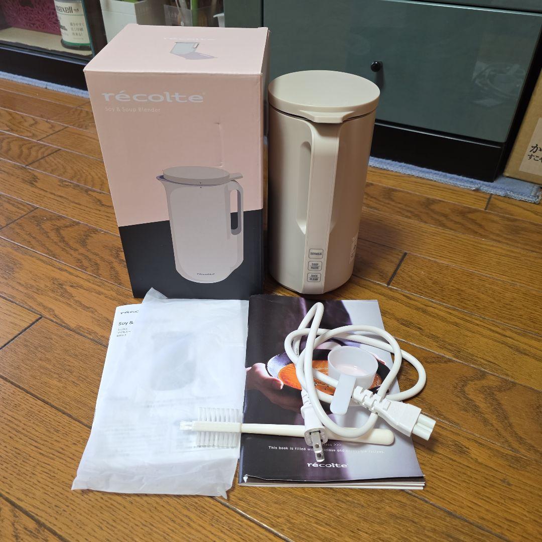 中古品　レコルト　ソイ&スープブレンダー　RSY-1(W)　約350ml