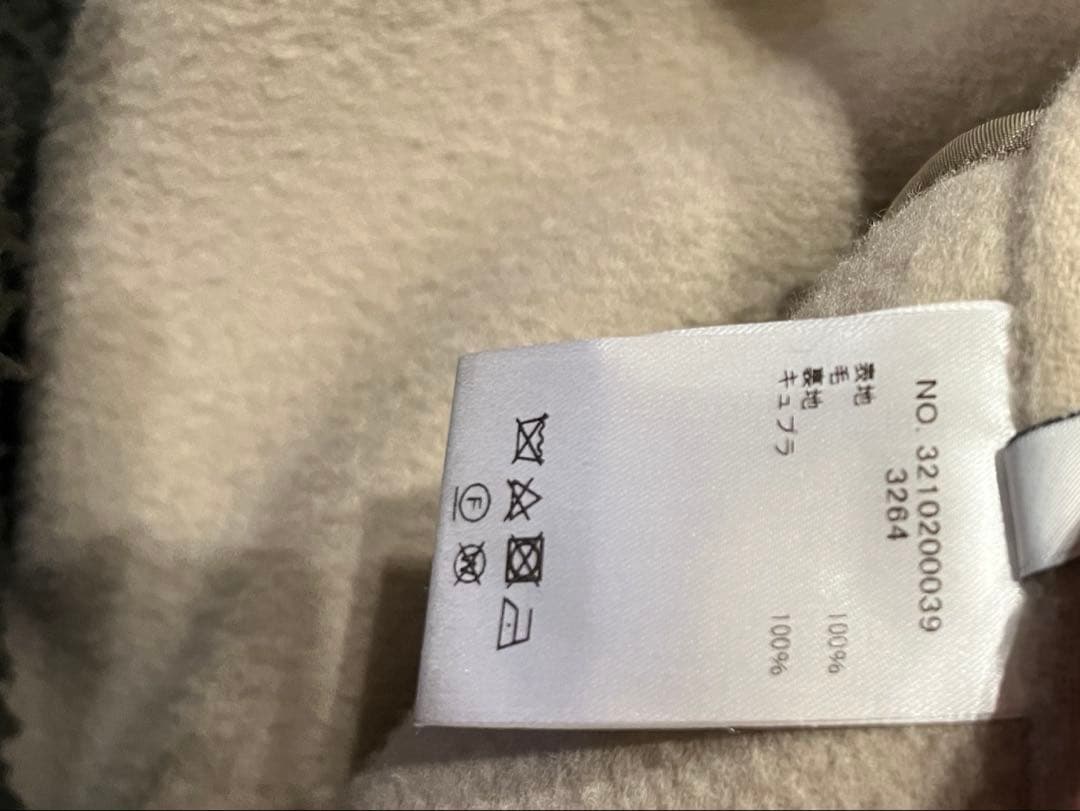 エブール♡ダブルビーバーノーカラーコート