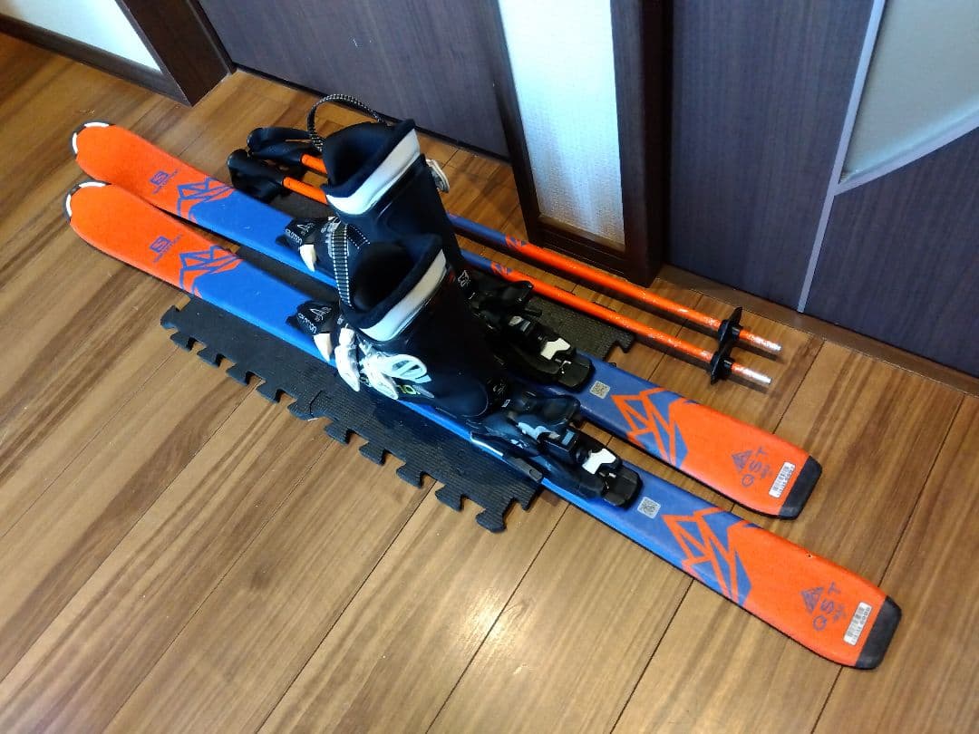 【ハイエンドモデル】SALOMON 子供用 スキーセット メンテ・WAX済み✔