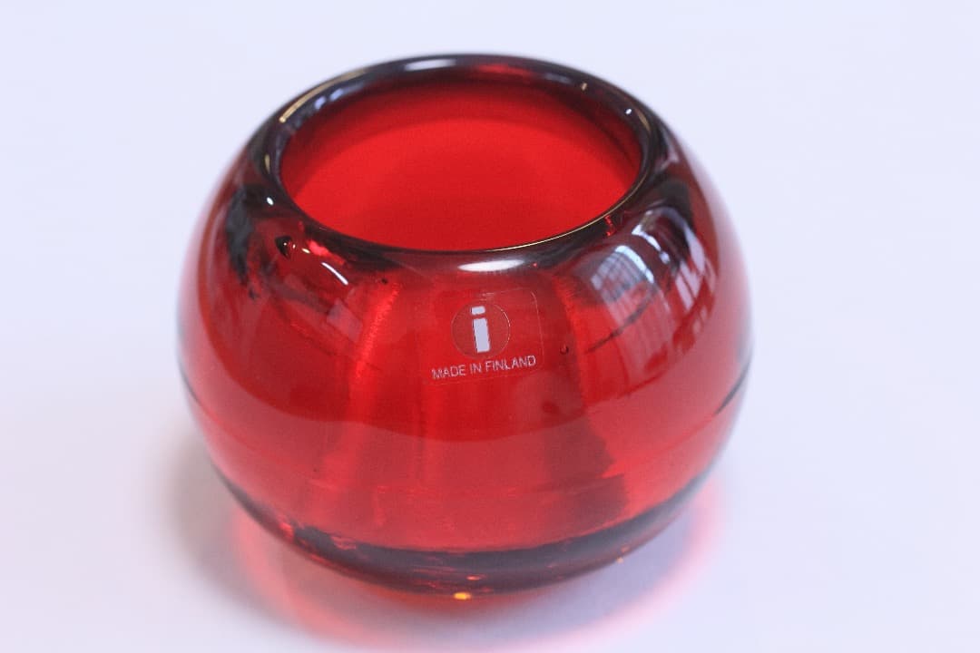 4734 Pilvi レッド　キャンドルホルダー　ピルヴィ　イッタラ