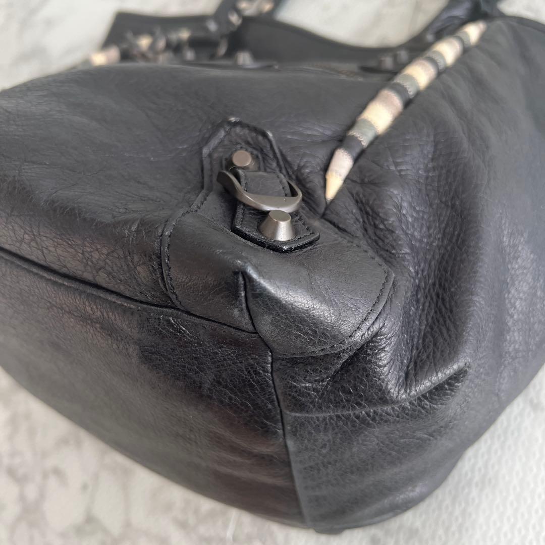 レアモデル✨バレンシアガ ザ サンデー トートバッグ ミラー付き ブラック