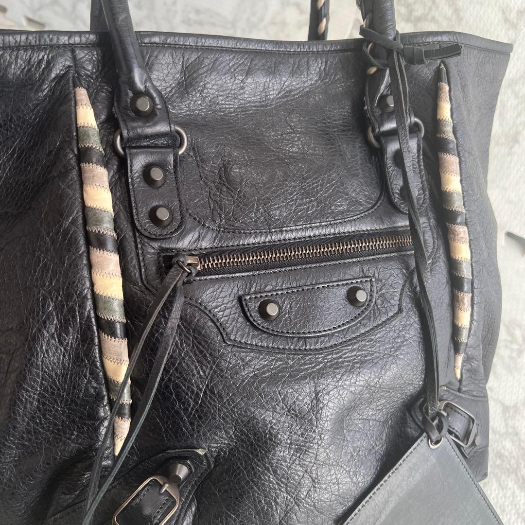 レアモデル✨バレンシアガ ザ サンデー トートバッグ ミラー付き ブラック