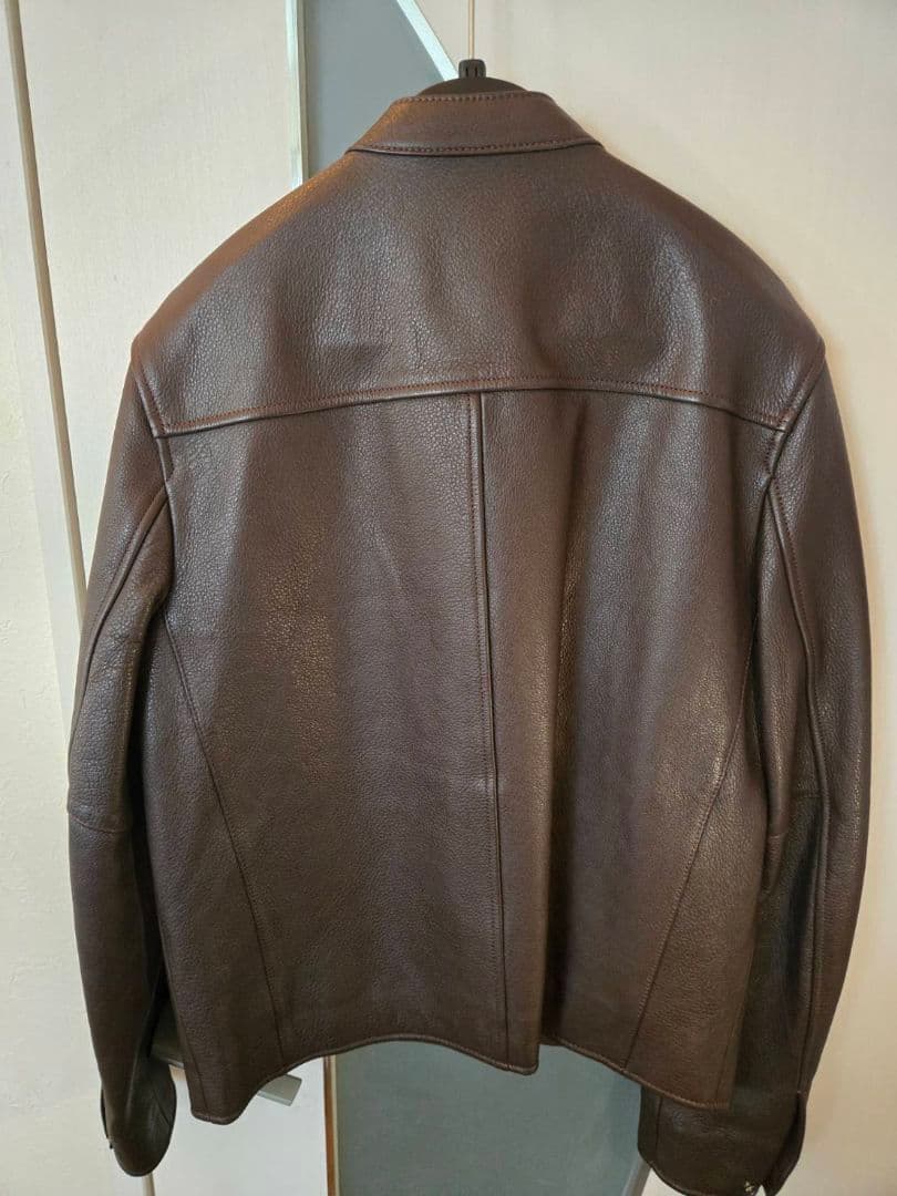 COACH F86594 レザーライダースジャケット Mサイズ ブラウン