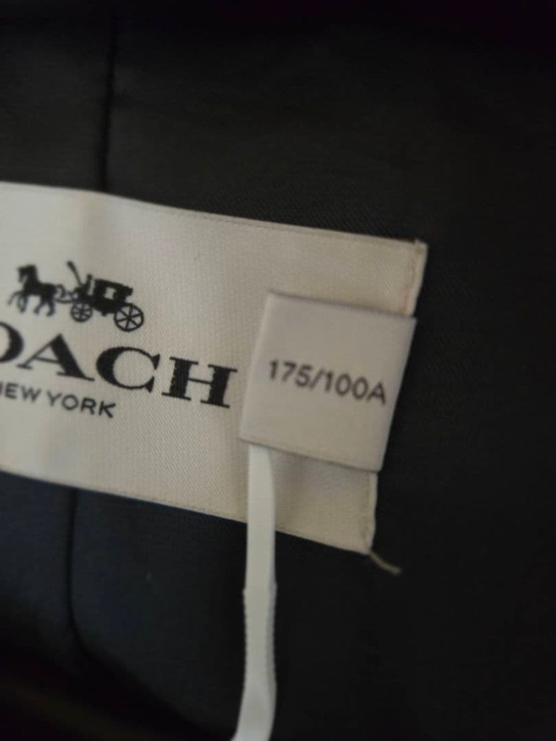 COACH F86594 レザーライダースジャケット Mサイズ ブラウン