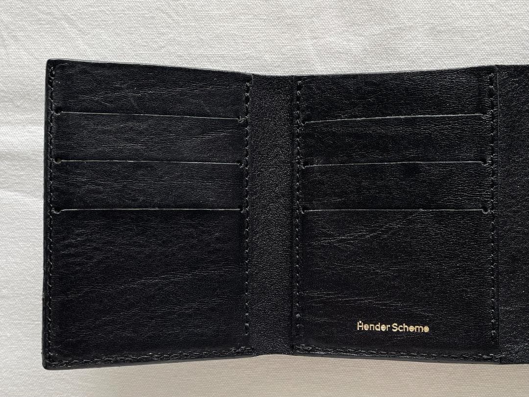 エンダースキーマ Trifold Wallet 三つ折り財布 ブラック