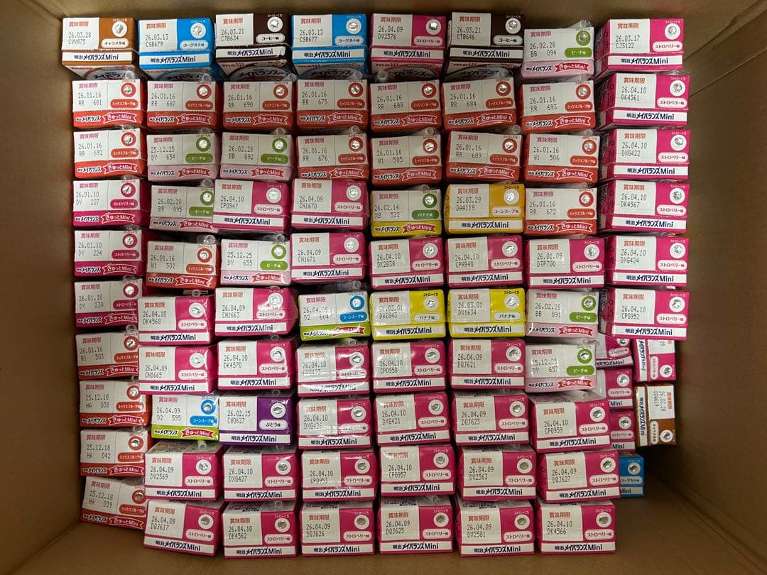 メイバランスmini+ぎゅっとmini 162本バラエティフレーバー多数