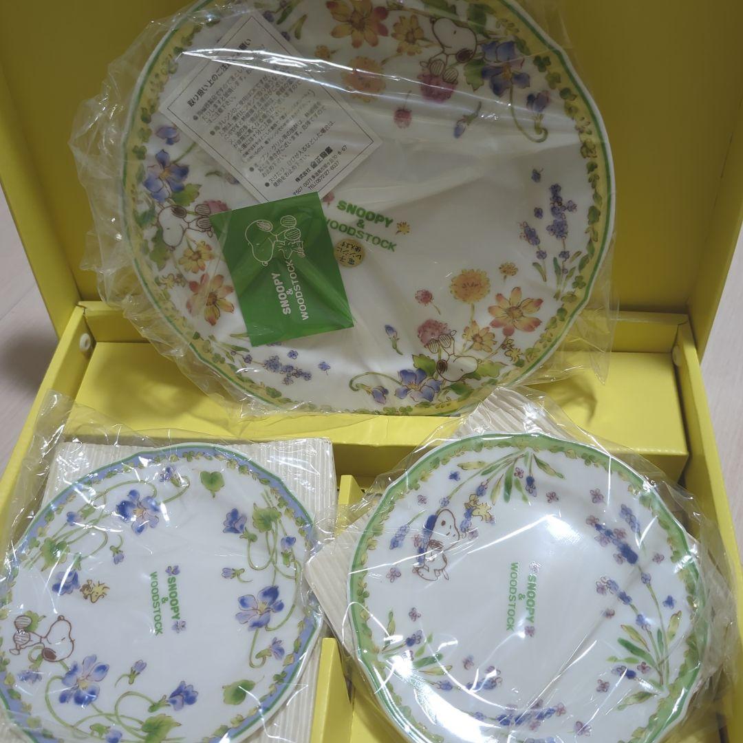 【最終値下げ】スヌーピー食器3セット 陶器製