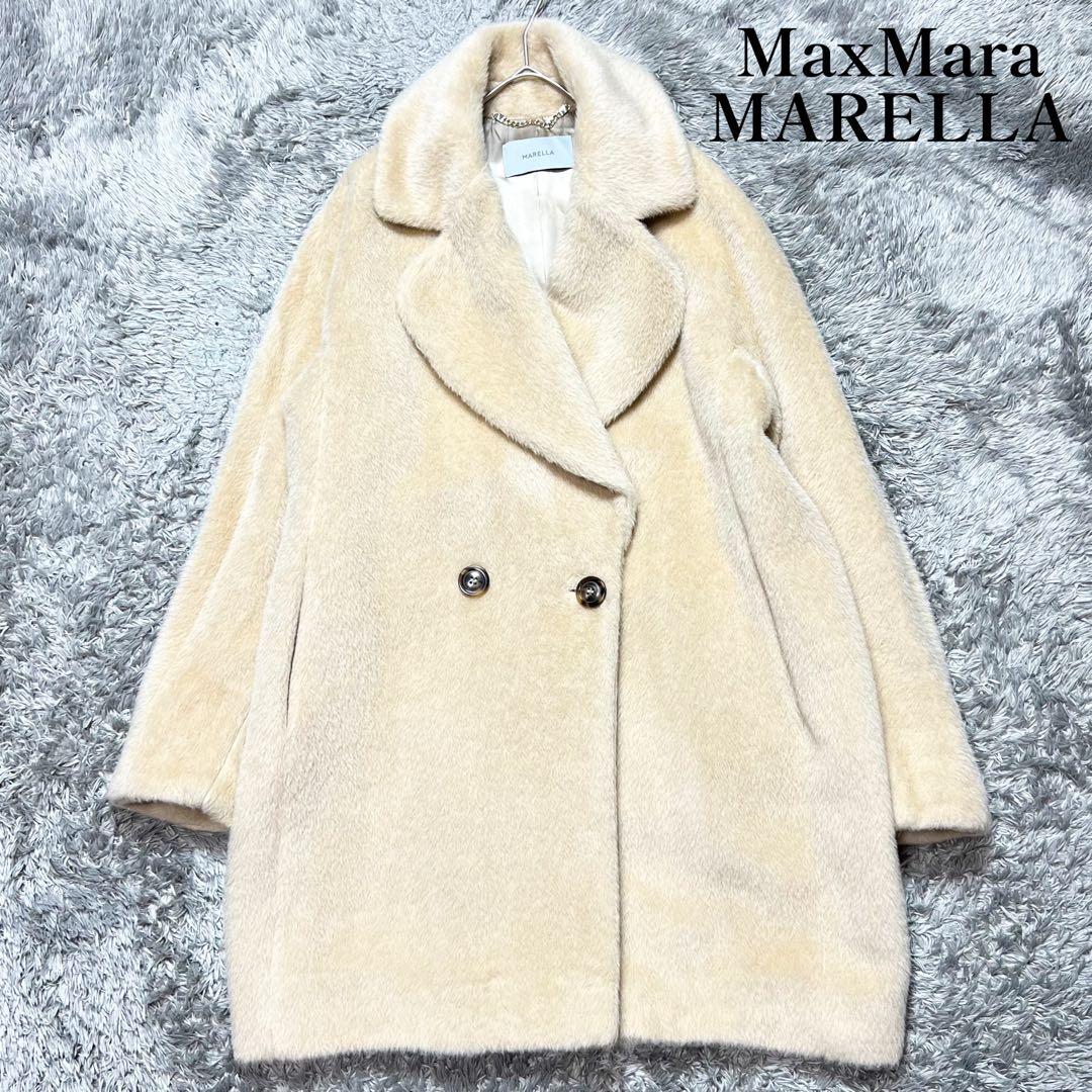 MaxMara マレーラ 現行タグ アルパカ テディベアコート XL相当 極美品