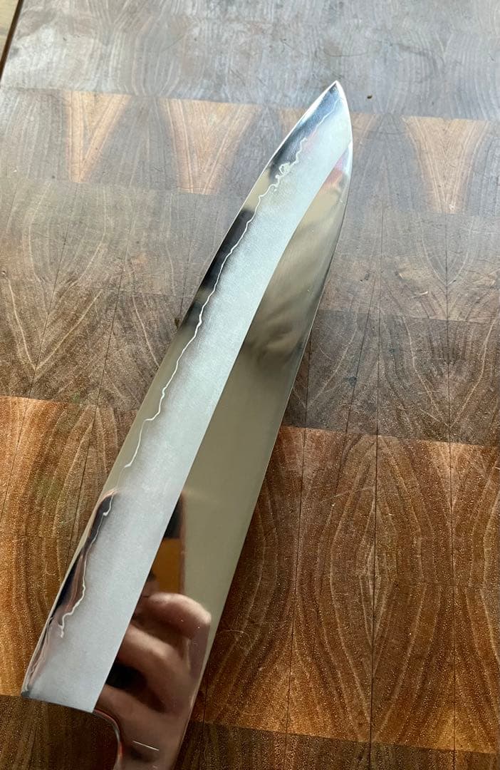 黒鳥鍛造　銀三　磨き　牛刀　240mm 包丁　洋包丁　ステンレス　土佐打刃物