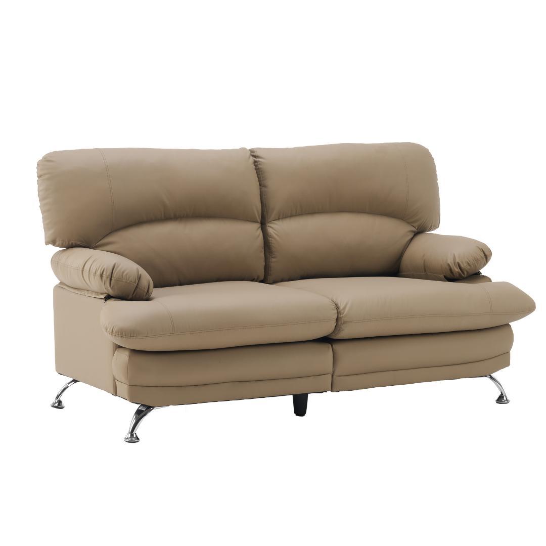 ソファー ソファ 2人掛け 幅155cm 2人掛け 北欧 ソフトレザーソファー